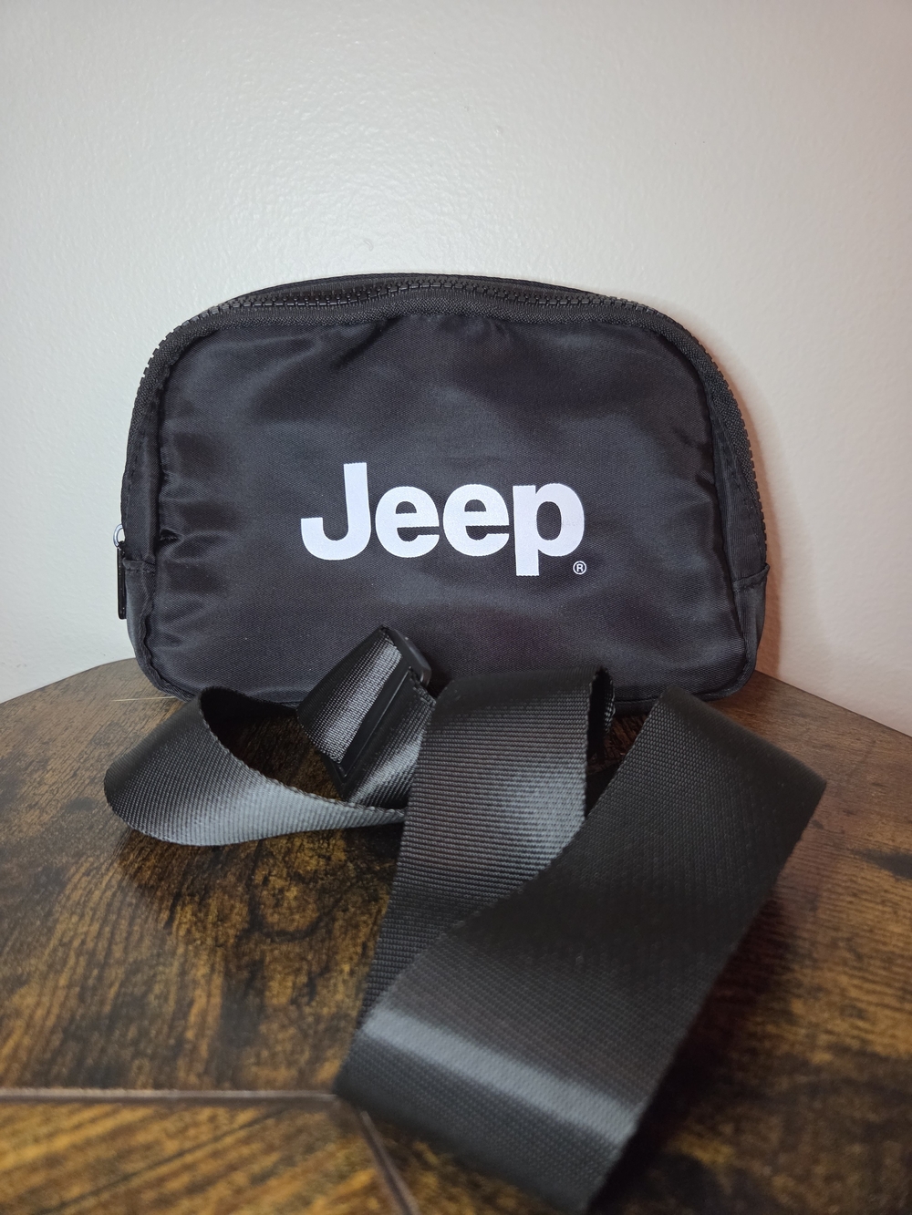 Jeep Black Crossbody Waist Bag